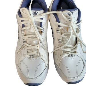 New Balance‎ 608 White Blue Men's Training Walking Shoes Comfort Sneakers